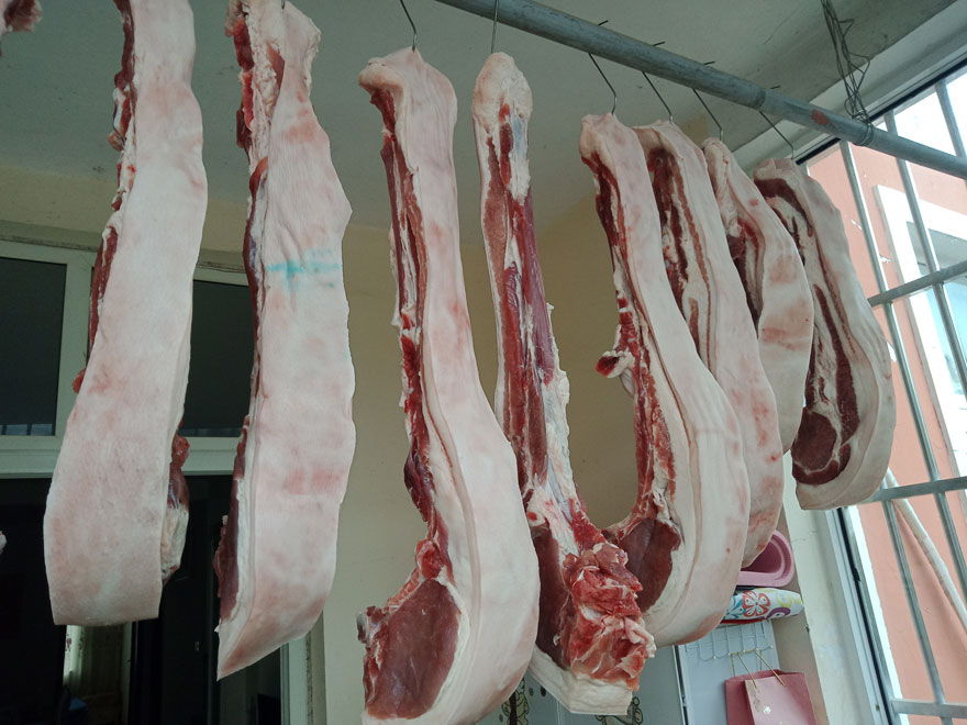 四川腊肉制作优质排骨肉